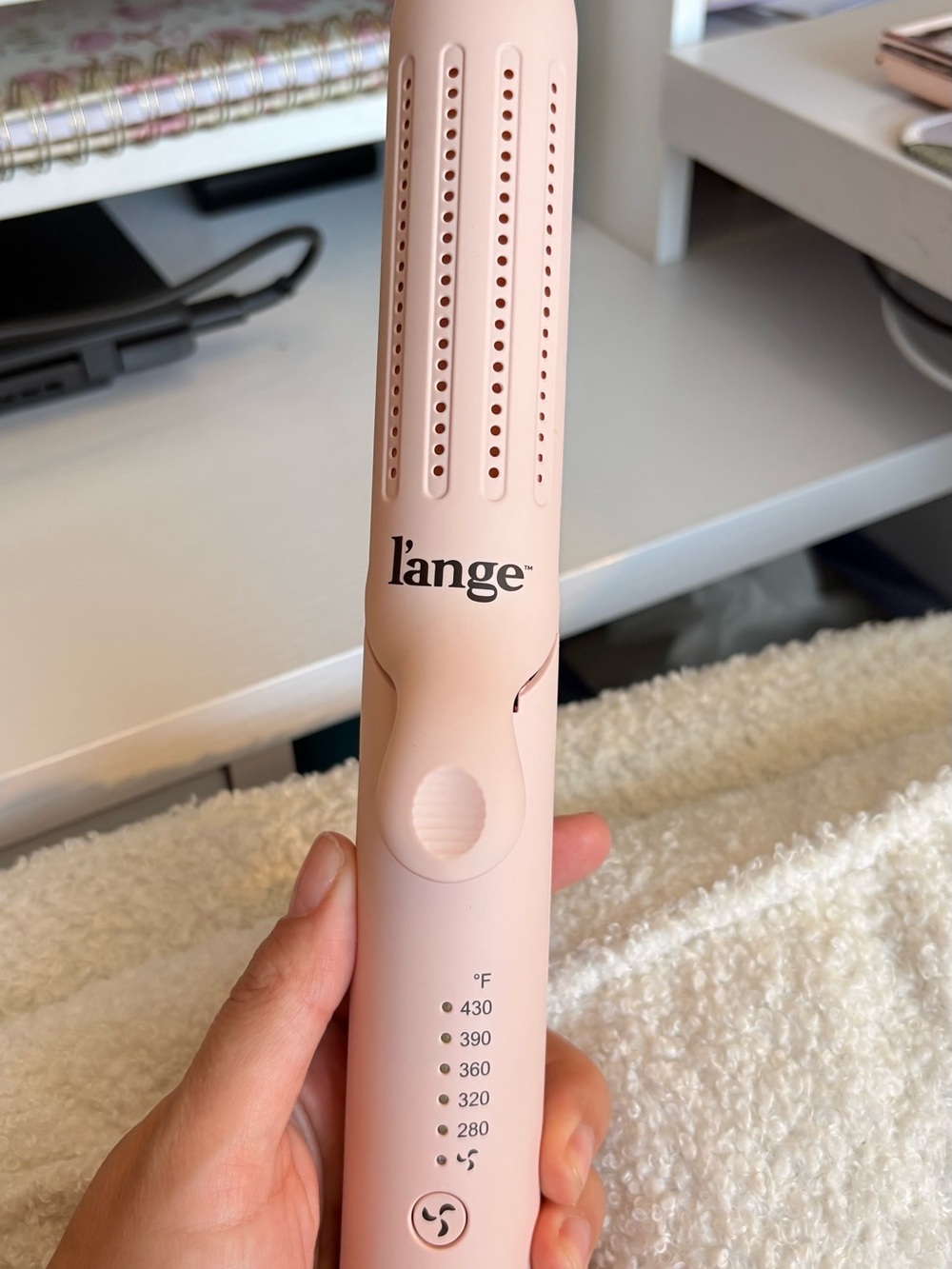 L’ange 2 in 1 hair curler and straightener